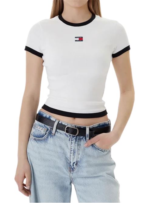 T-shirt corta slim fit Tommy Jeans | DW0DW22575YBL